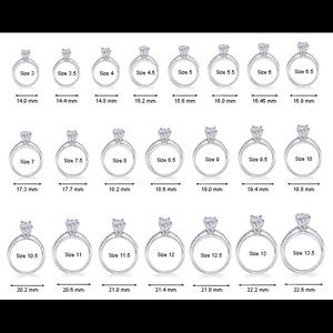 Ring size chart